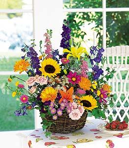 Summer Flower Basket