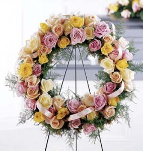 Vibrant Sympathy Wreath