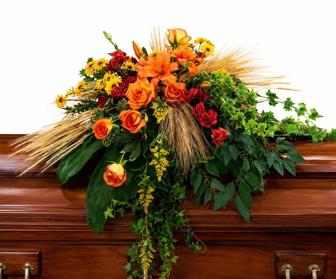 Fall Casket Spray