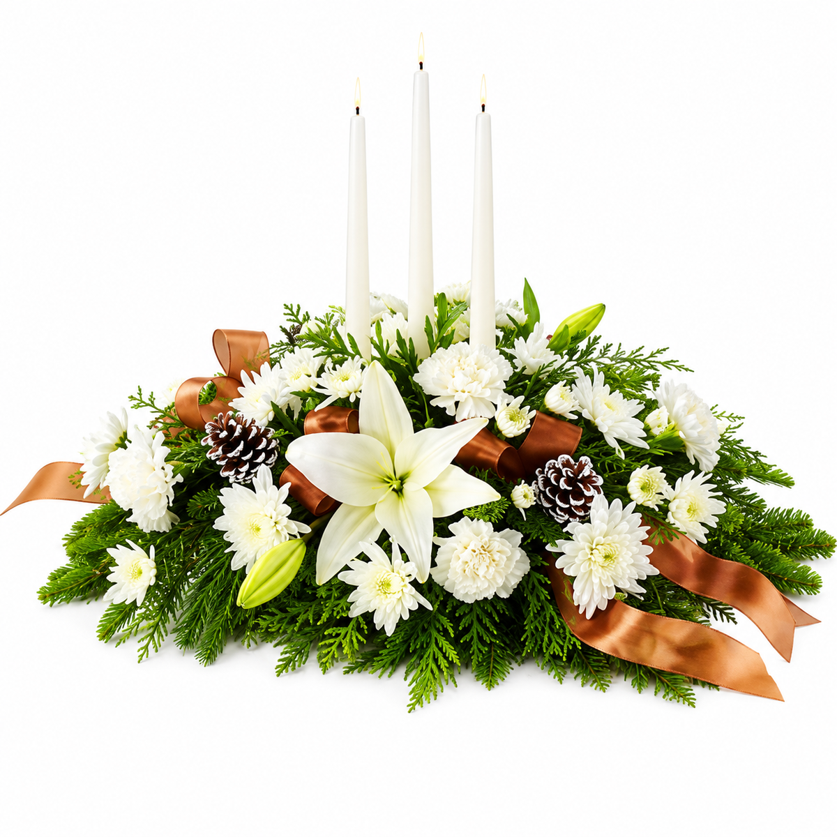 Glowing Elegance Centerpiece