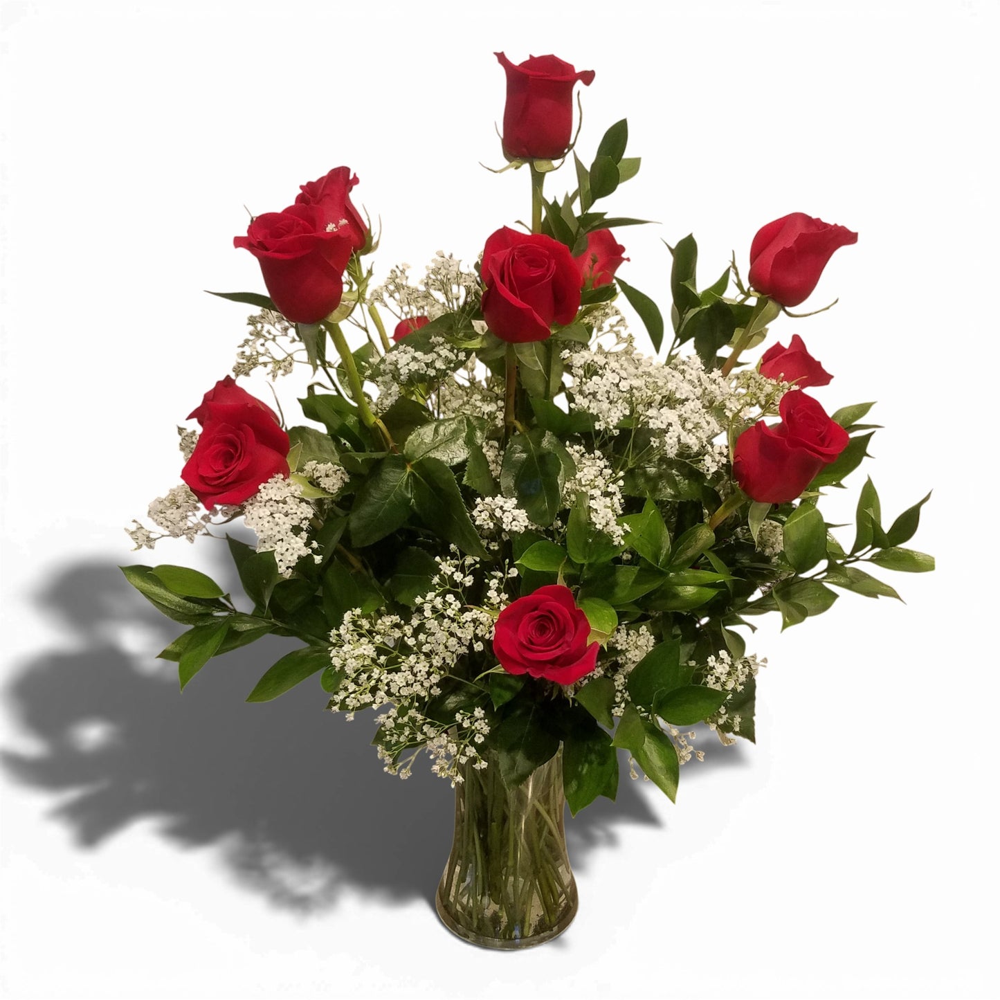 Red Roses 1 Dozen Vased