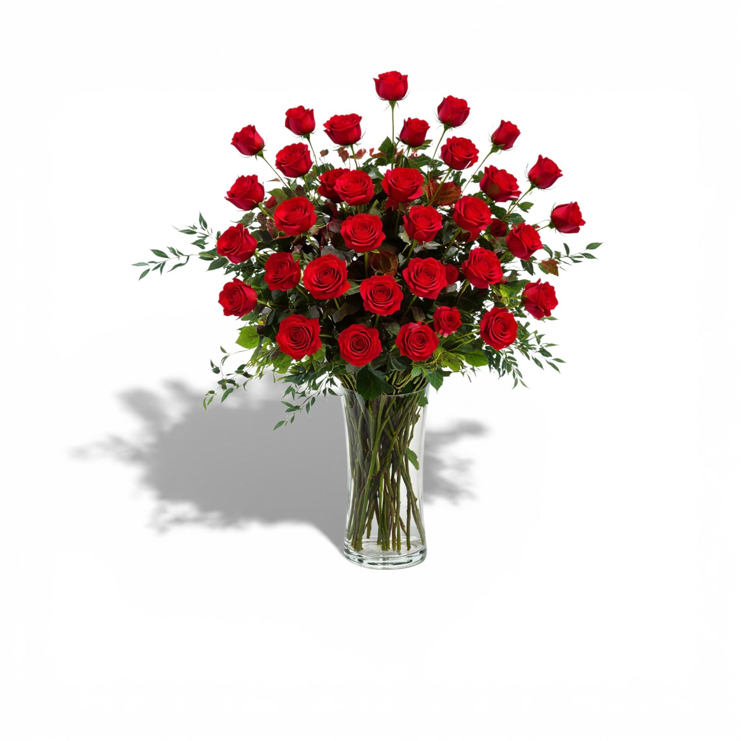 Red Roses 3 Dozen Vased