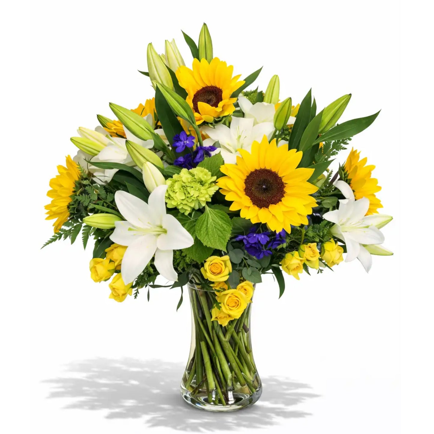 Sunflowers and Lilies