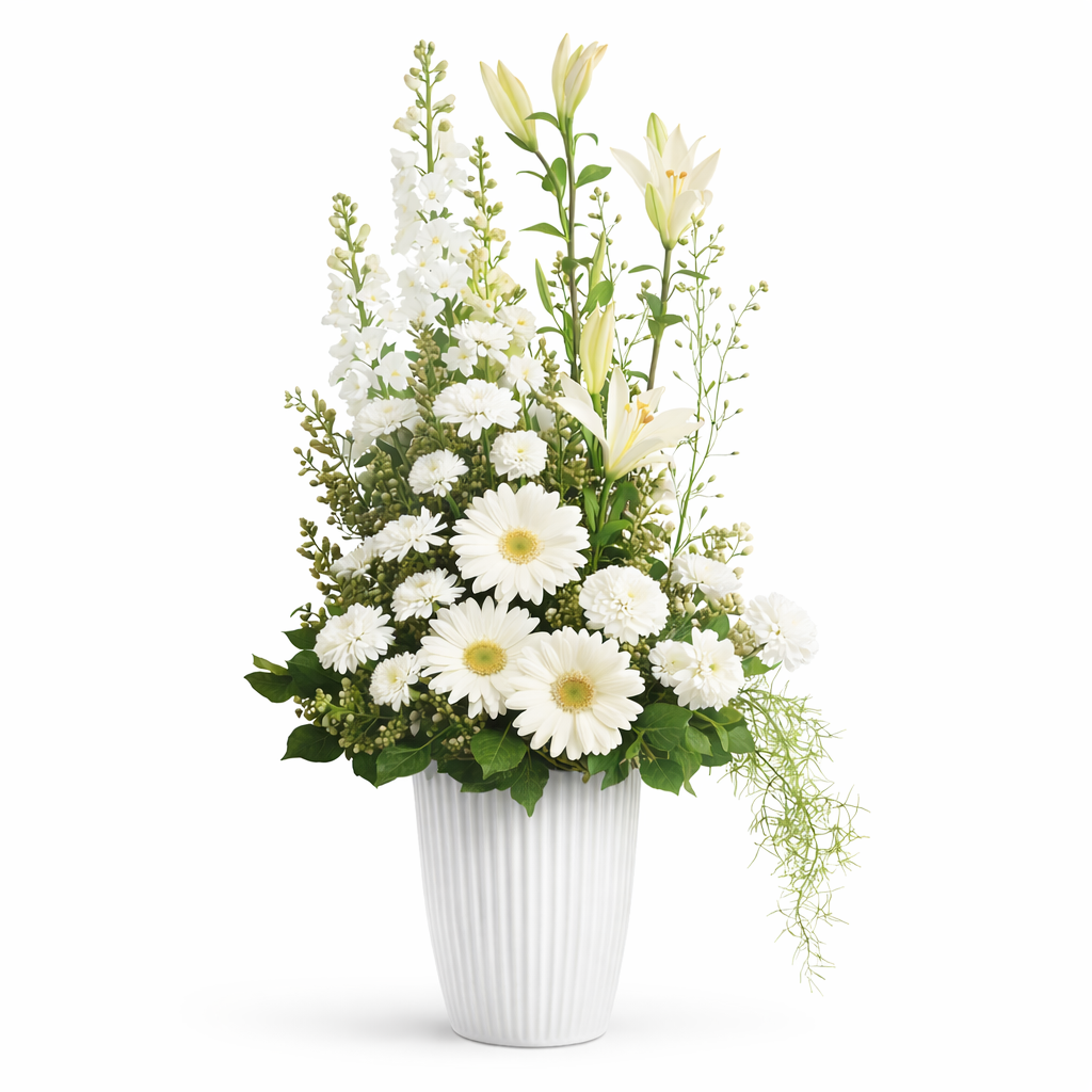 Tall White Arrangement