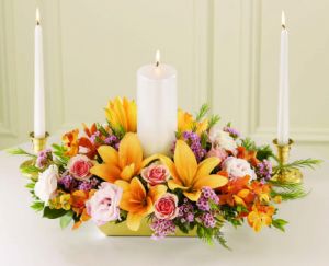 Infinite Love Unity Candle Arrangement