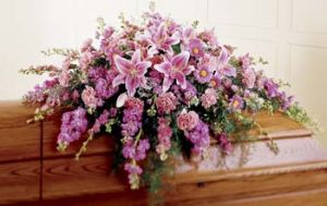 Peaceful Passage Casket Spray