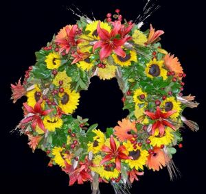 Sunflower Wreath