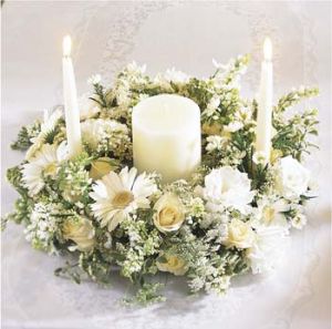 Worldwide Romance Unity Candle Arrangement