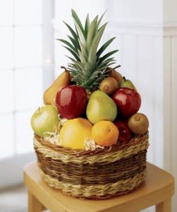 Towering Fruit Basket