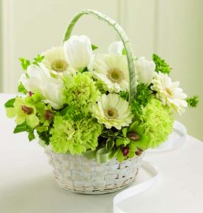 Fresh Picked Flower Girl Basket