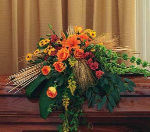 Fall Casket Spray