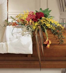 Gently into the Ever-after Casket Spray