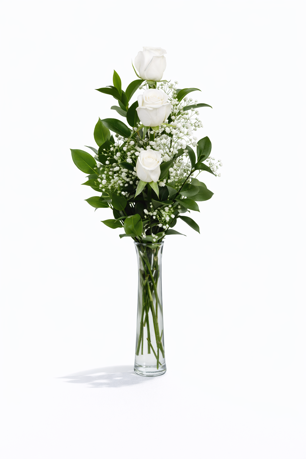 Assorted Roses in Bud Vase
