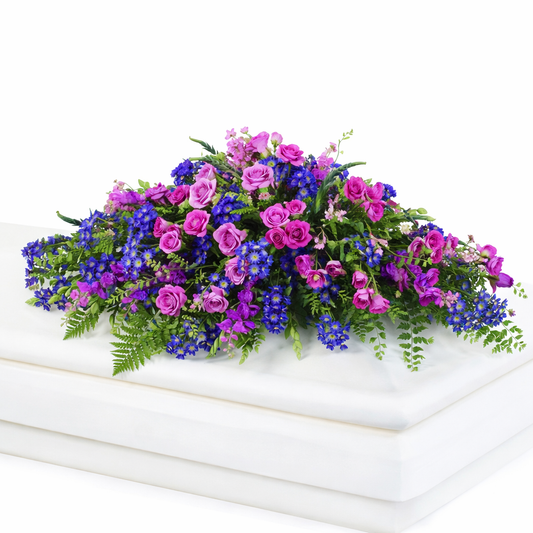 Blanket of Flowers Casket Spray