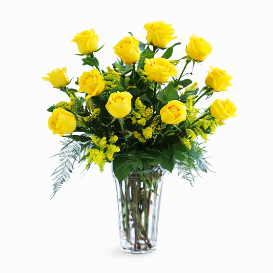 Dozen Yellow Roses