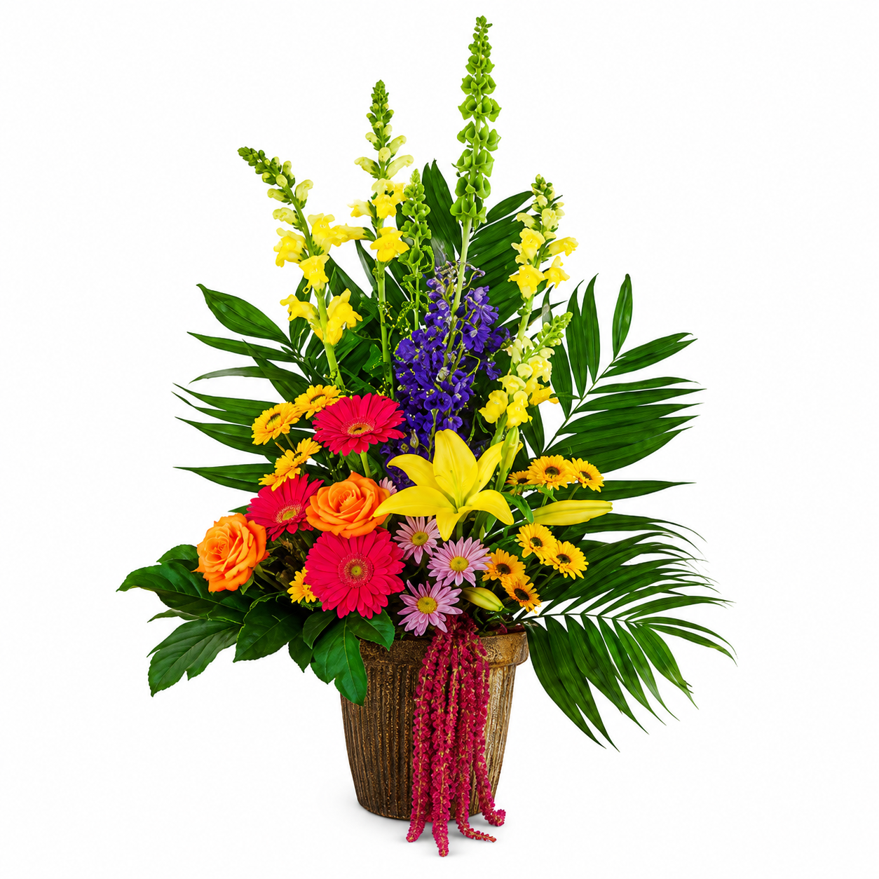 Colorful Container Arrangement