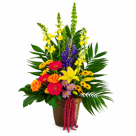 Colorful Container Arrangement