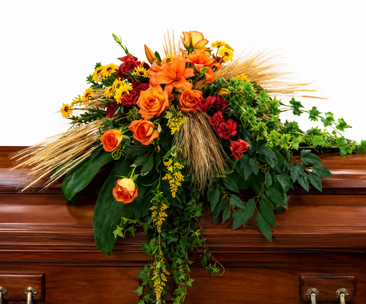 Fall Casket Spray