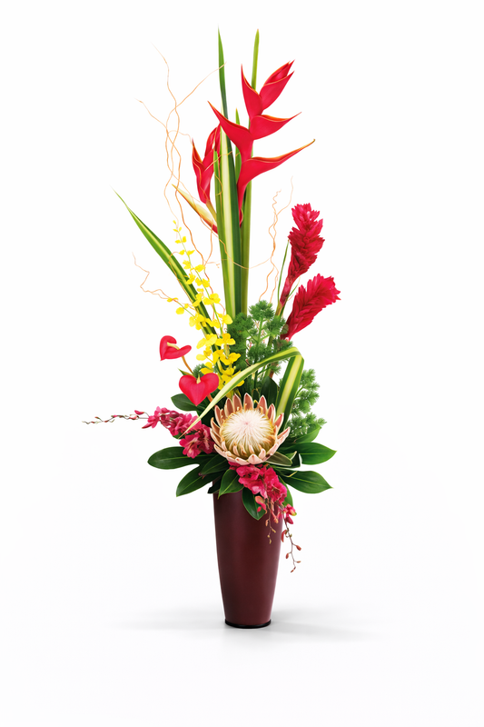 Mixed Tropical Vase
