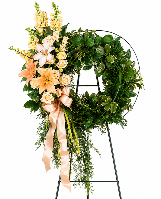 Peach Wreath