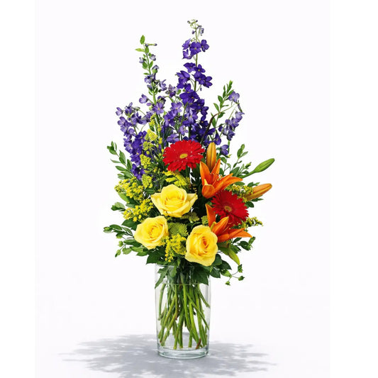 Primary Blooms Vase