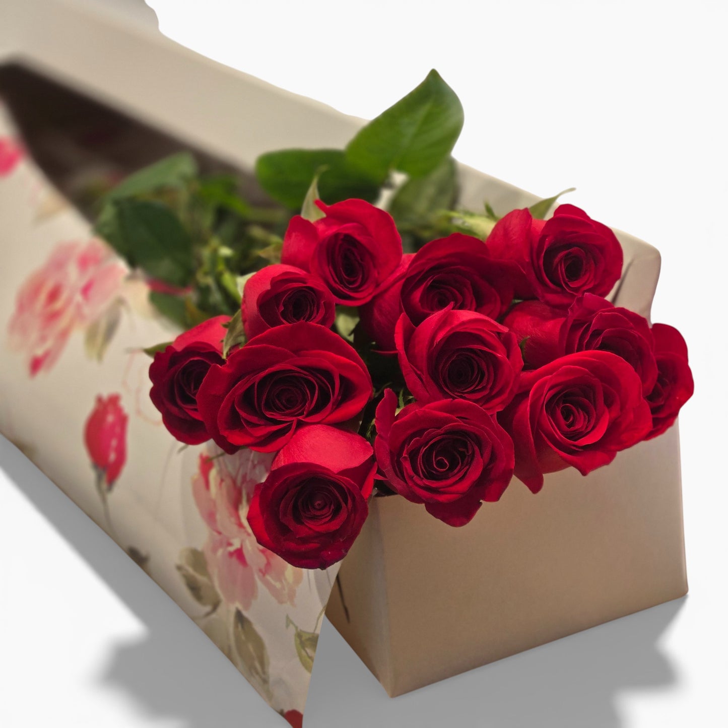 Red Roses 1 Dozen Boxed