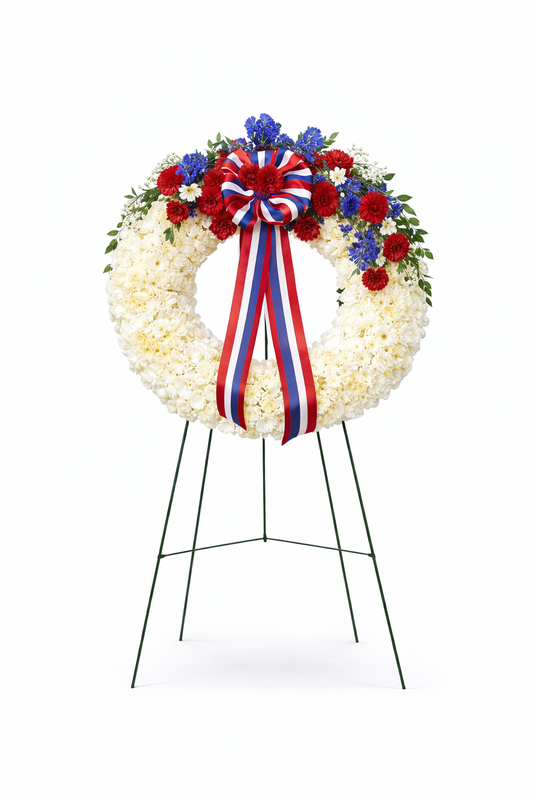 Red, White and Blue Wreath