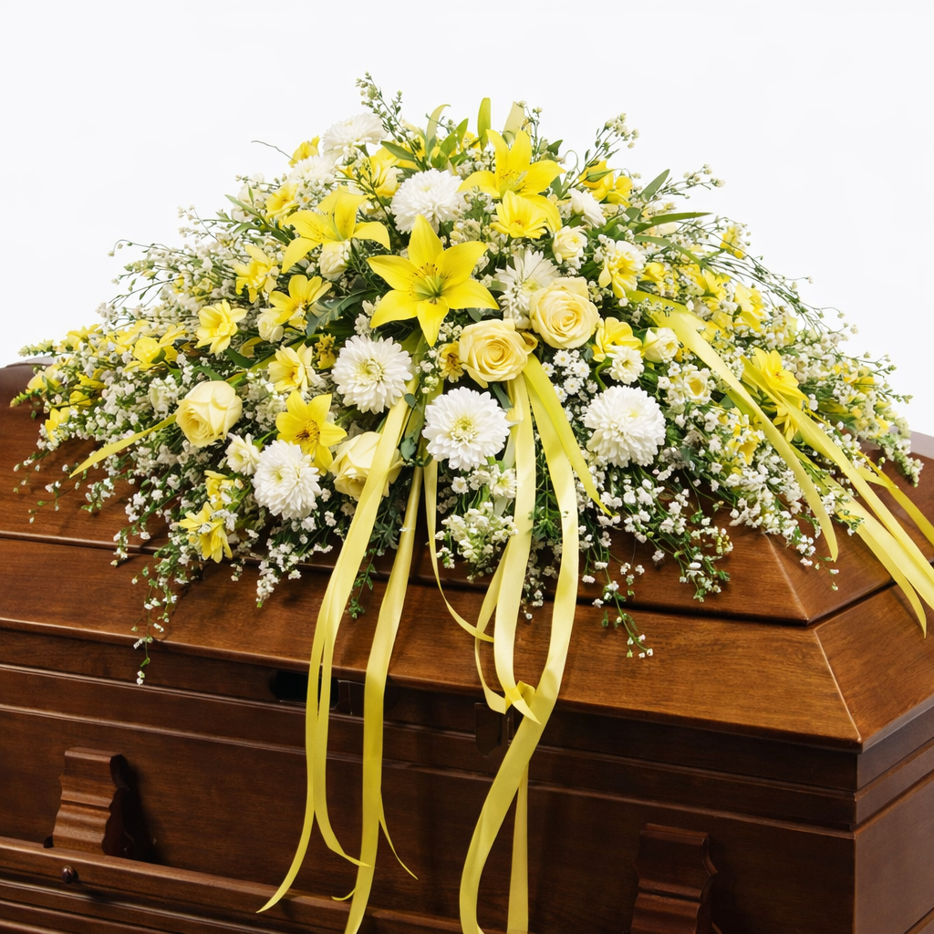 Rest in Peace Casket Spray