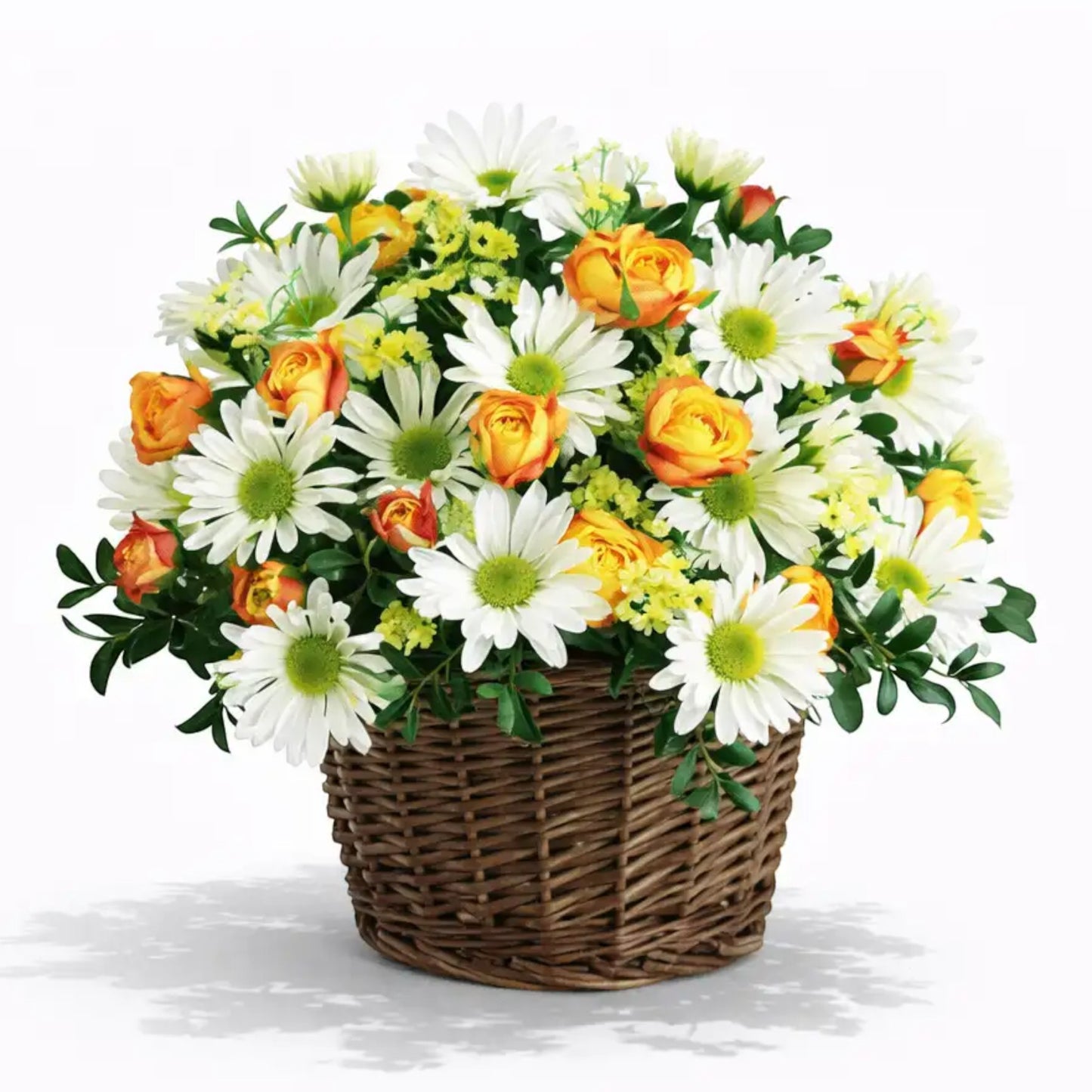 Roses and Daisies Arranged