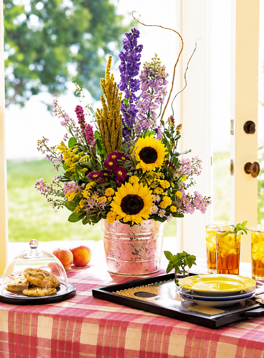 Summer Flower Pail