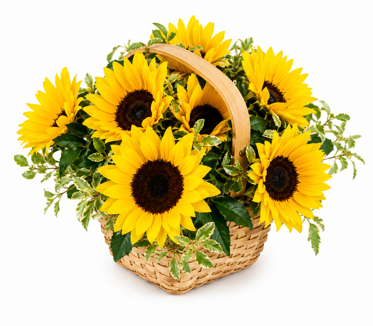 Sunflower Basket