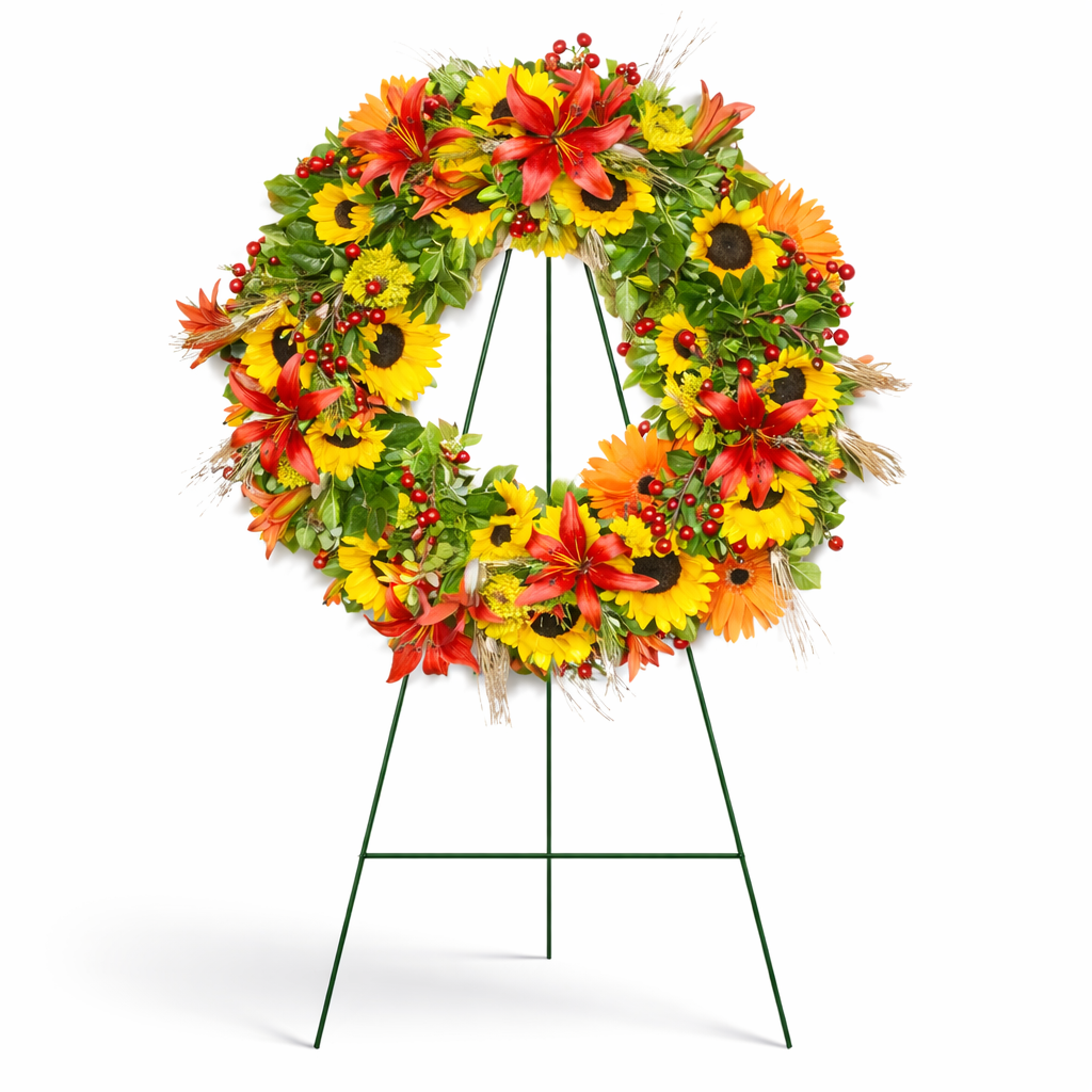 Sunflower Wreath