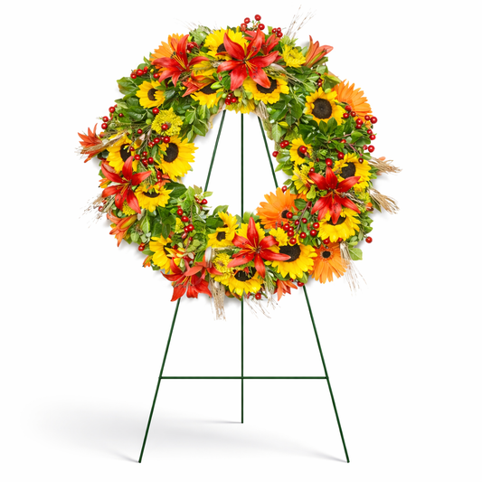 Sunflower Wreath
