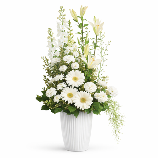 Tall White Arrangement