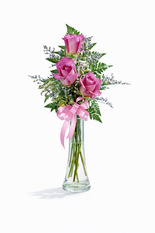 Triple Delight Rose Bouquet