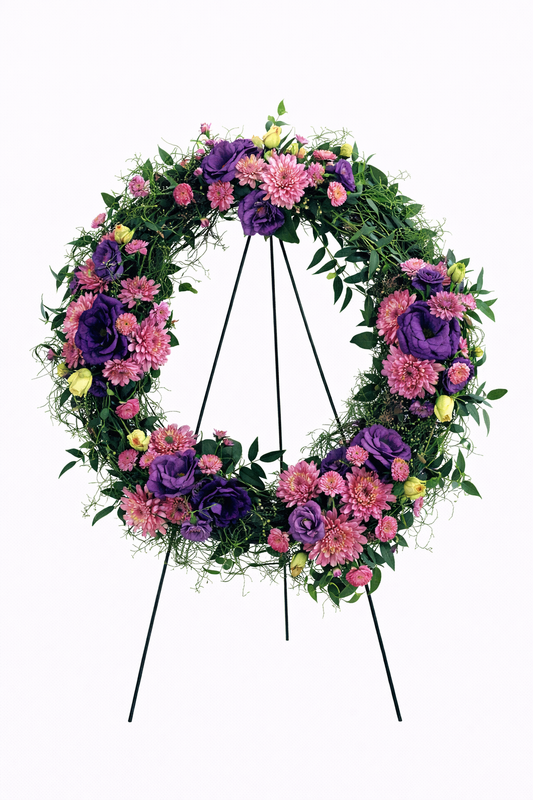 Wreath of Loosened Grapevine
