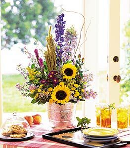 Summer Flower Pail