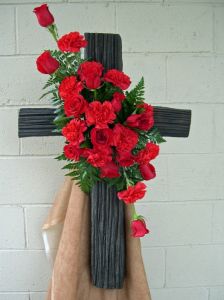 Old Rugged Cross in Red