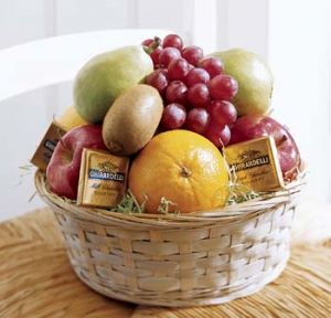 Fruit with Chocolate Basket